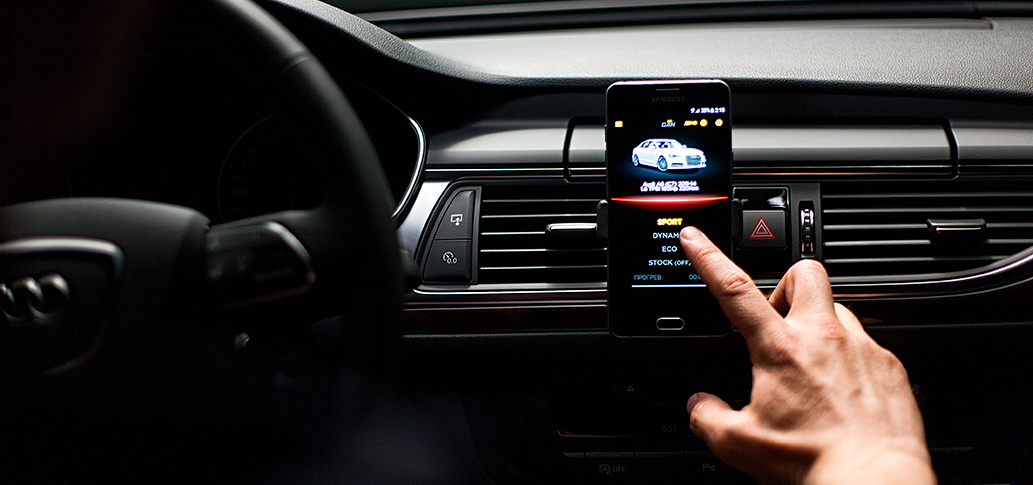Passo 15: Scegli tra le modalità SPORT, DYNAMIC, ECO e STOCK (OFF) sul tuo smartphone.